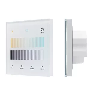 Сенсорная панель Arlight SMART-DALI-301-11-1G-4SC-DT8 Белая (230V, встраиваемая, 2.4G) (IARL, IP20 Пластик) 046563
