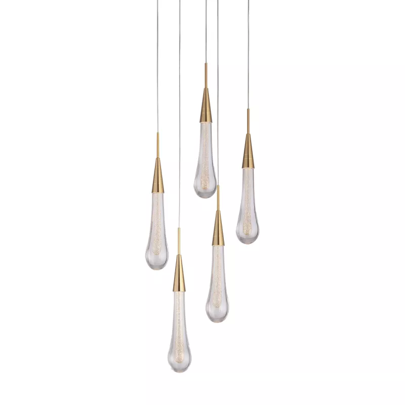 

Подвесной светильник Delight Collection Pour MD2060-5A br.brass