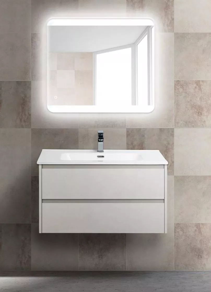 

Комплект мебели BelBagno Kraft 90 белый матовый