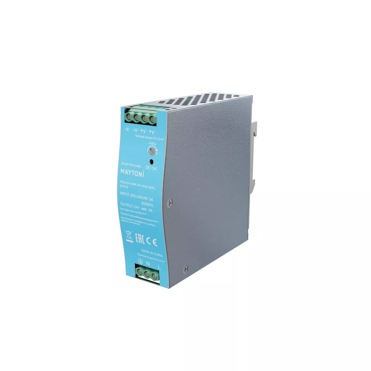 

Блок питания Maytoni PSL015 120Вт DC24В IP20 821012