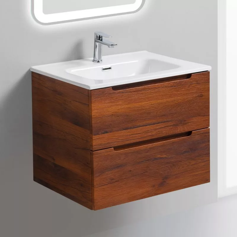 

Тумба с раковиной BelBagno Etna 80 rovere cillegio, Темное дерево