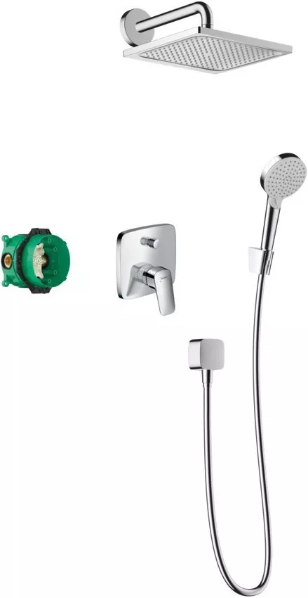 Душевые наборы Душевой комплект Hansgrohe Crometta E 27957000