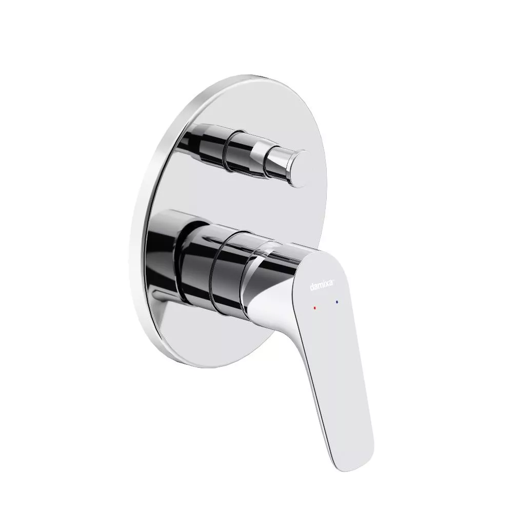 

777100000 Jupiter, смеситель монтируемый в стену ванной - душевой, хром