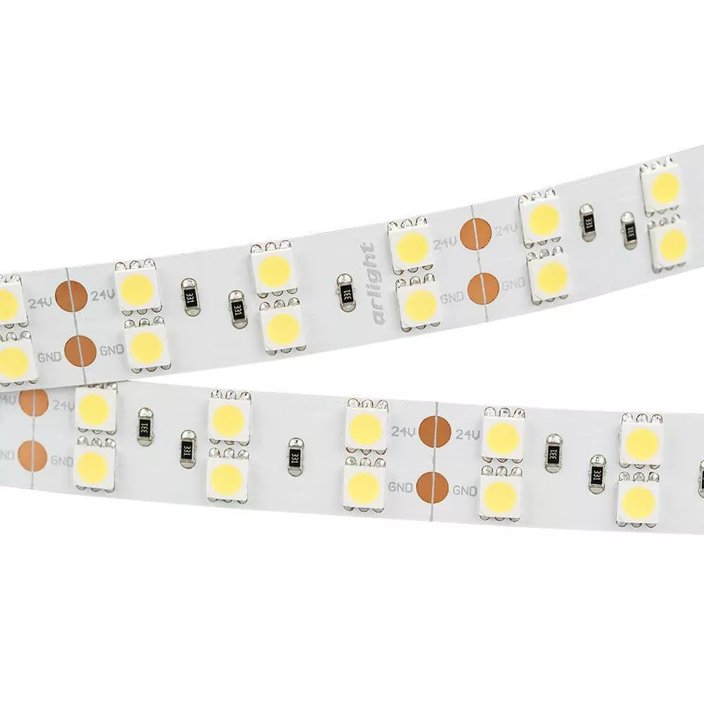 

Светодиодная лента Arlight 28,8W/m 120LED/m 5060SMD белый 5M 011256(1)