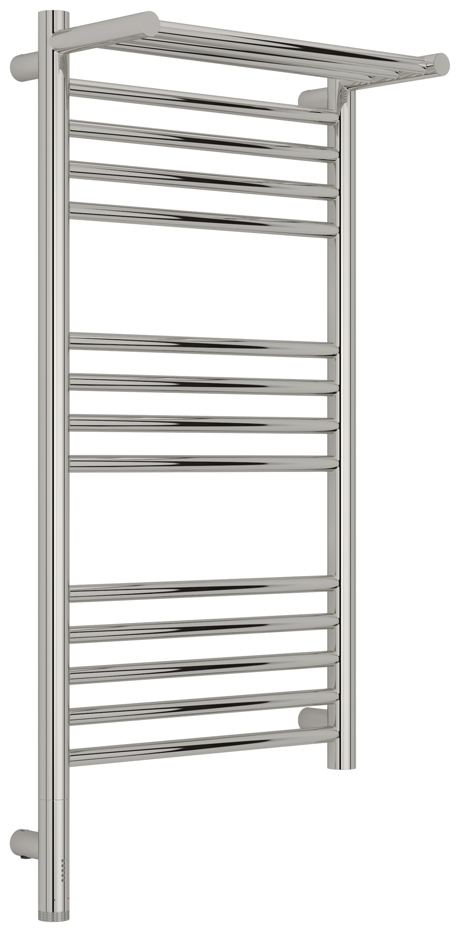 

Полотенцесушитель электрический Сунержа Богема 3.1 00-6006-8040 90x45 см, подключение слева, без покрытия, лесенка, с полкой