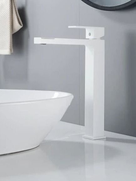 

Смеситель для раковины высокий Knotlor KN-24/WY, белый