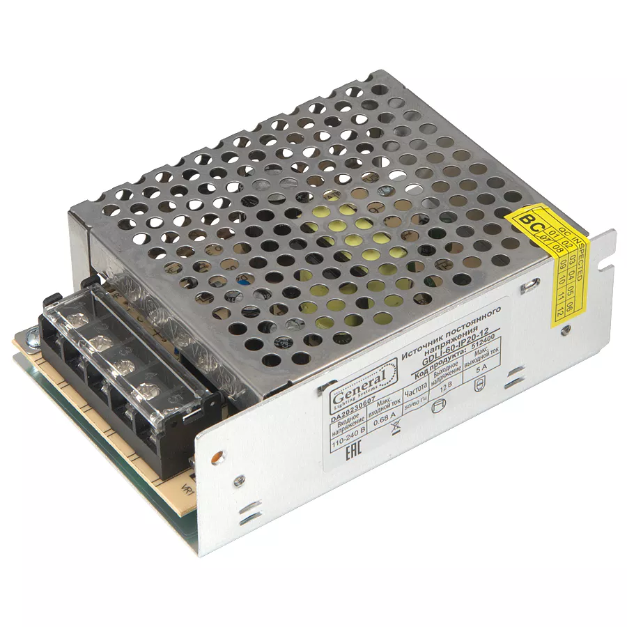 

Драйвер General GDLI-60-IP20-12 512400