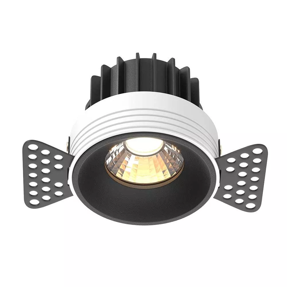 

Встраиваемый светодиодный светильник Maytoni Round DL058-12W3K-TRS-B