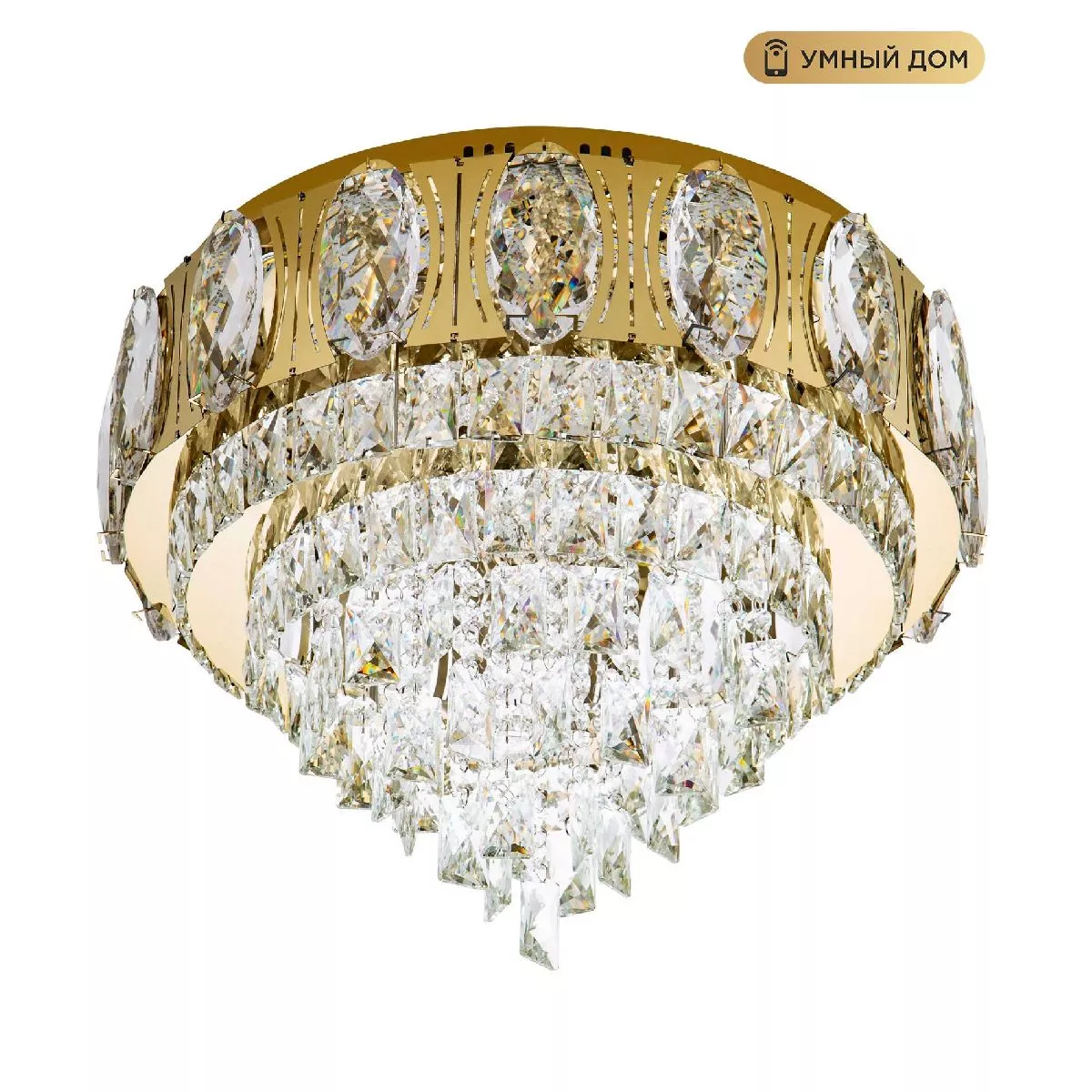 

Потолочная люстра LED4U L9438-500 GD с УД