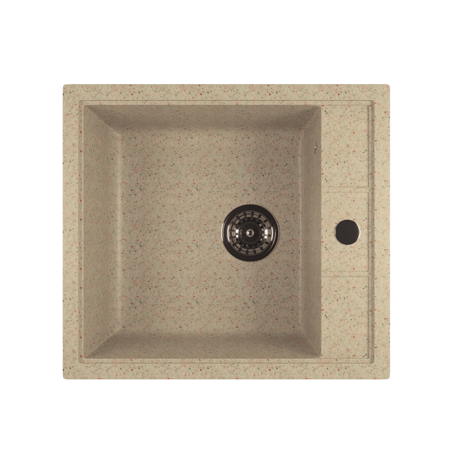 

Мойка из искусственного мрамора MIXLINE ML-GM28 44,5x50 (533509), Светло-розовая