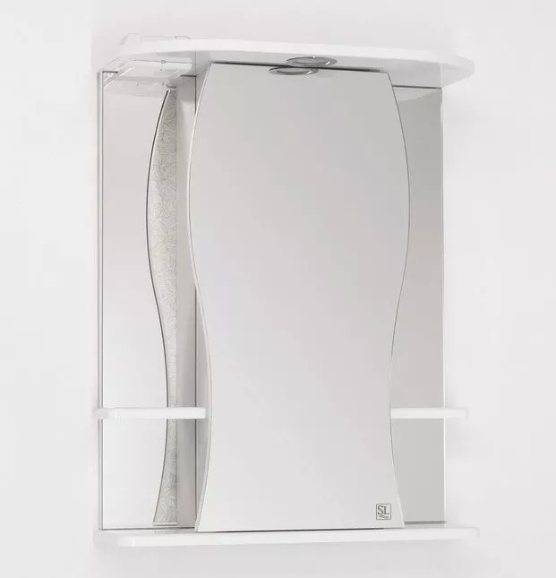 Зеркало-шкаф Style Line Эко Волна Лорена 55/С белый от Santehnika-room