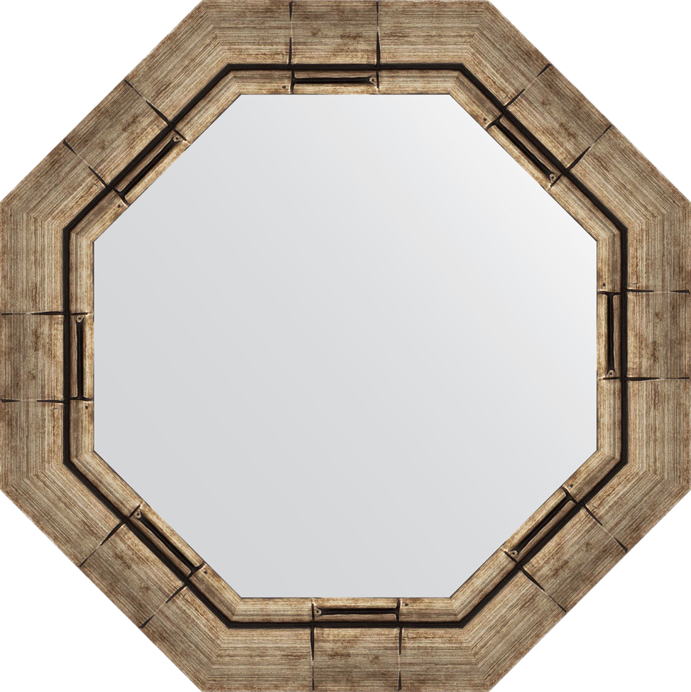 

Зеркало Evoform Octagon BY 3667 54х54 серебряный бамбук