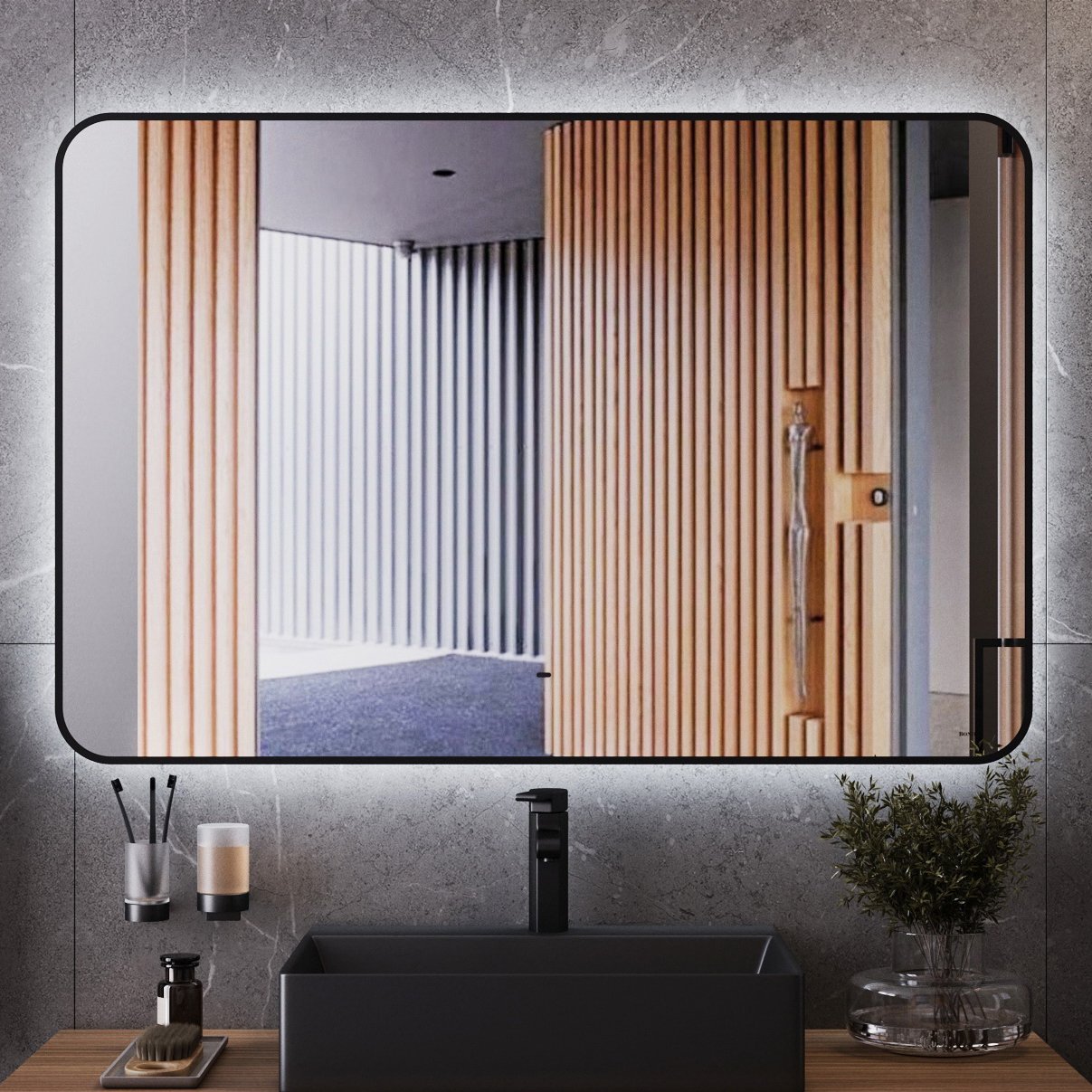 

Зеркало BOND Loft 120х80 с подсветкой