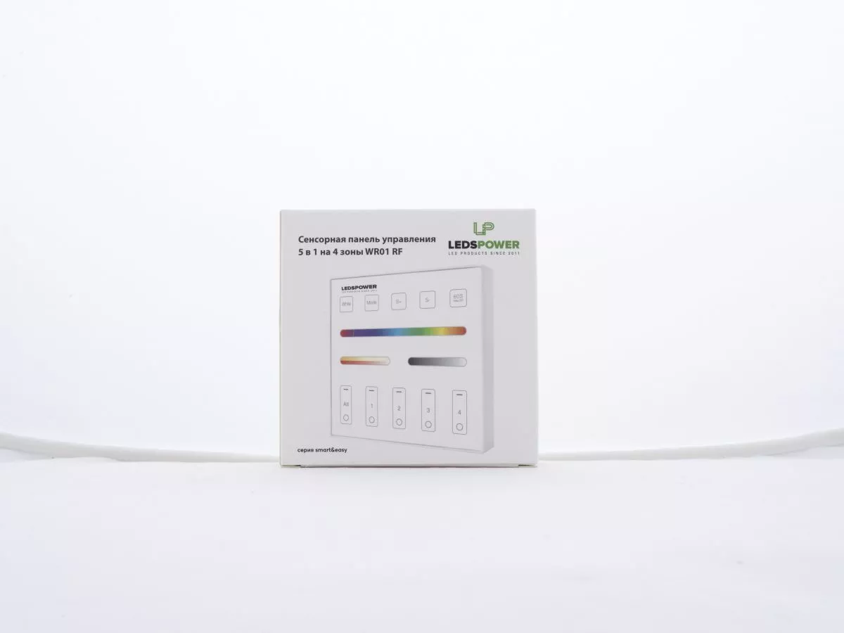 Сенсорная панель управления 5 в 1 на 4 зоны LEDS POWER WR01 RF 006475