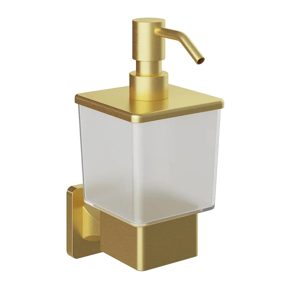Дозатор для жидкого мыла Aqueduto Respingo RES0450 настенный золото 7200₽