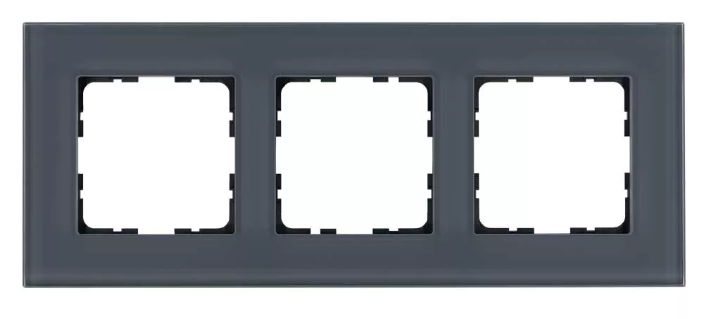 

Рамка 3-постовая, стекло Маренго Jasmart G-Glass G1003GC