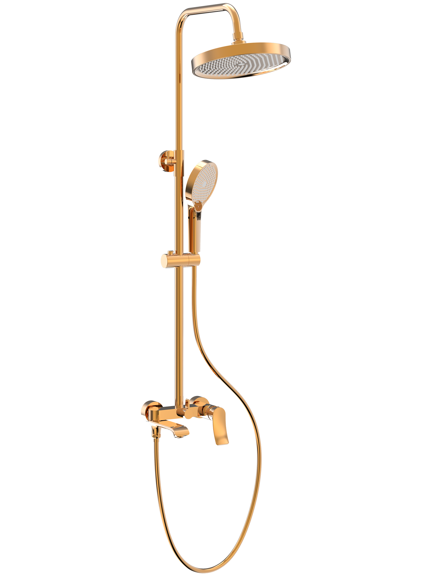 

Душевая стойка Haiba HB24553-5 золото