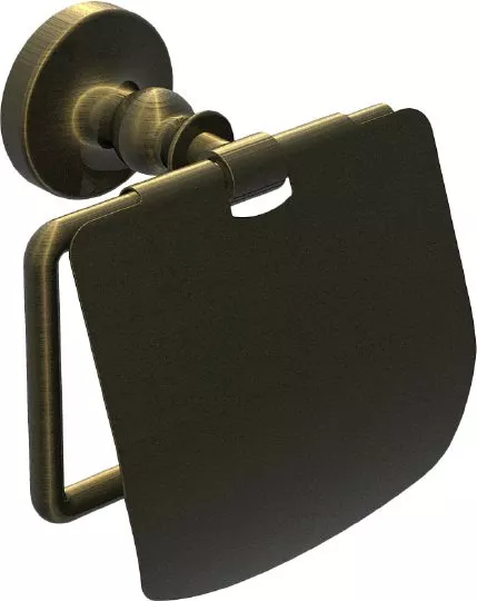 Держатель туалетной бумаги RUSH Crete (CR35111), цвет светлая бронза - фото 1