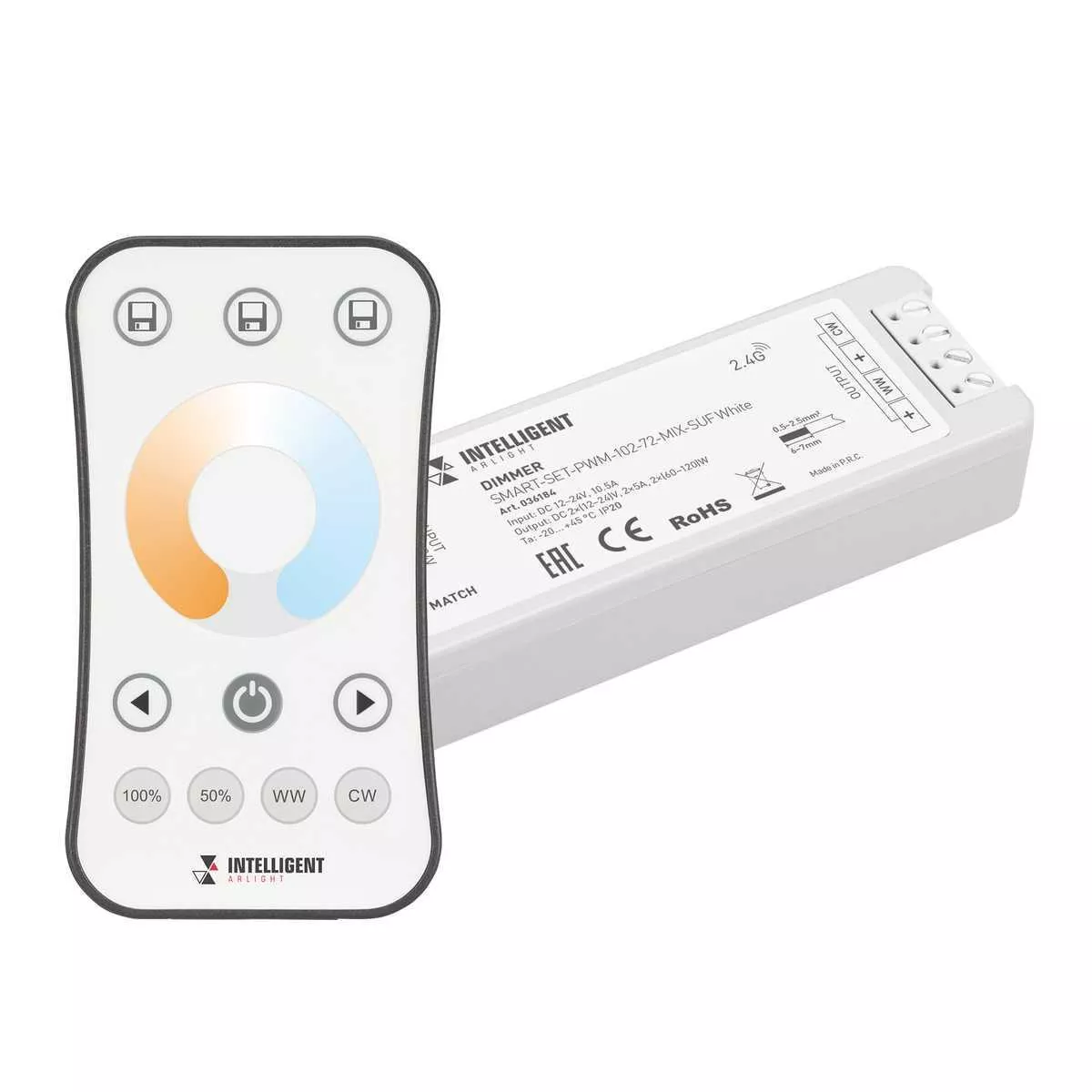 

Диммер Arlight Smart-Set-PWM-102-72-Mix-Suf White 036184