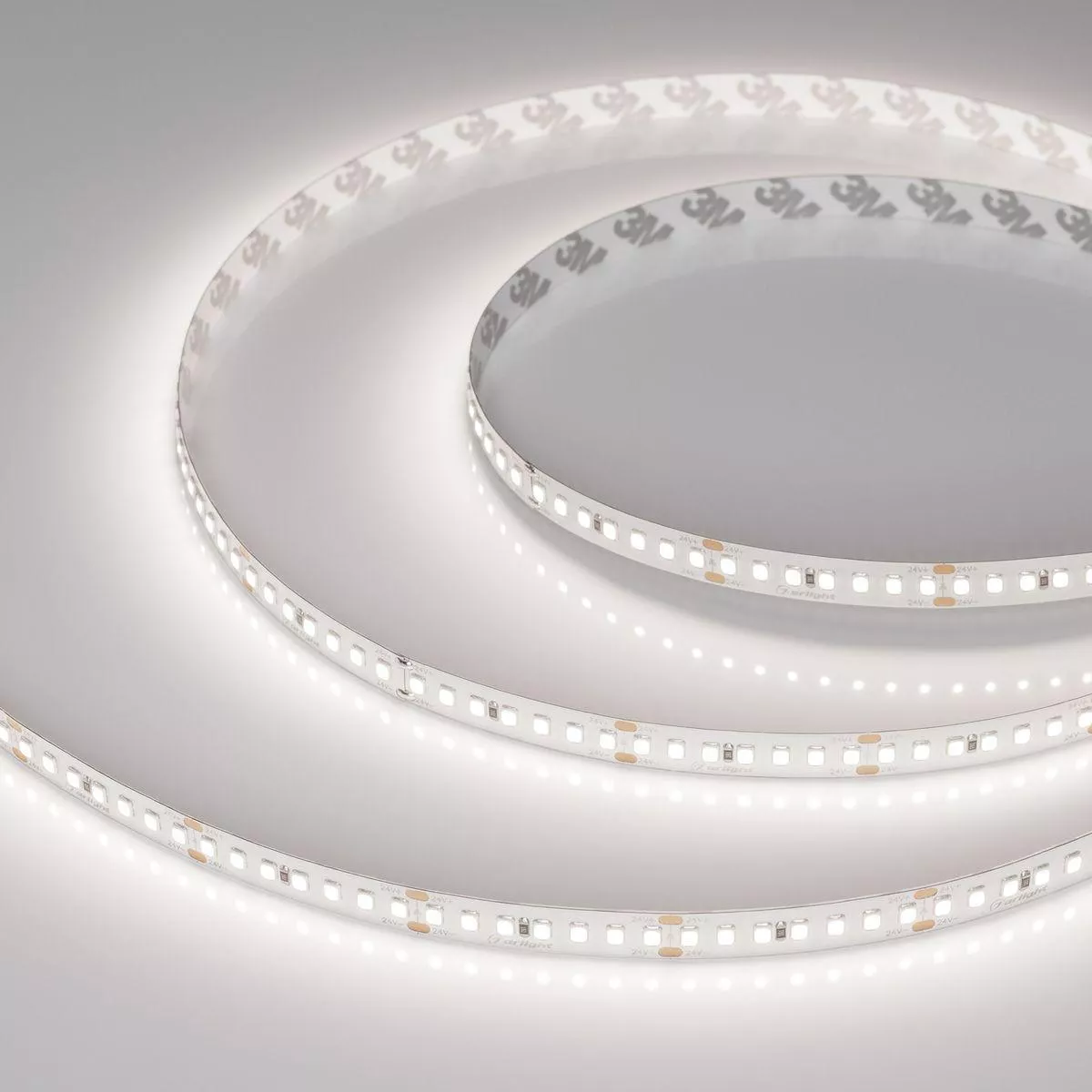 

Светодиодная лента Arlight 17W/m 168Led/m 2835SMD дневной белый 5M UL-A168-10mm 24V Day5000 042323