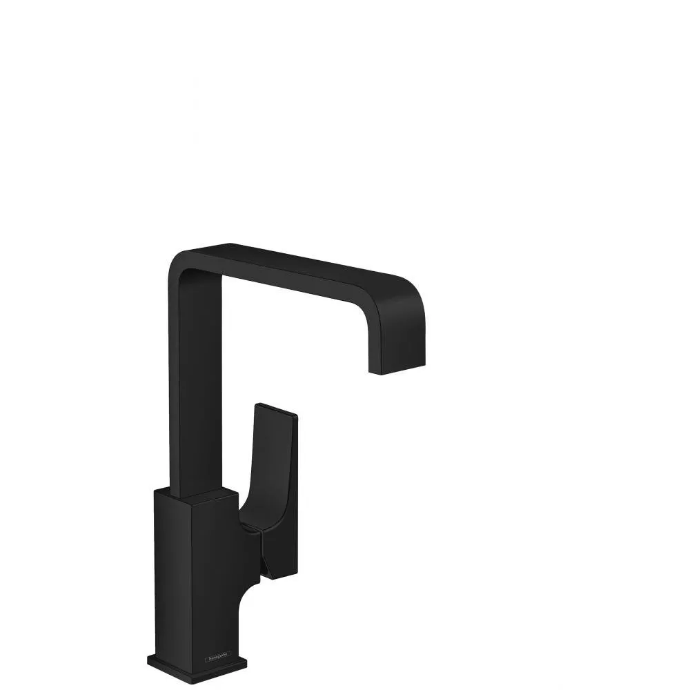 

Смеситель для раковины Hansgrohe Metropol 32511670 черный матовый