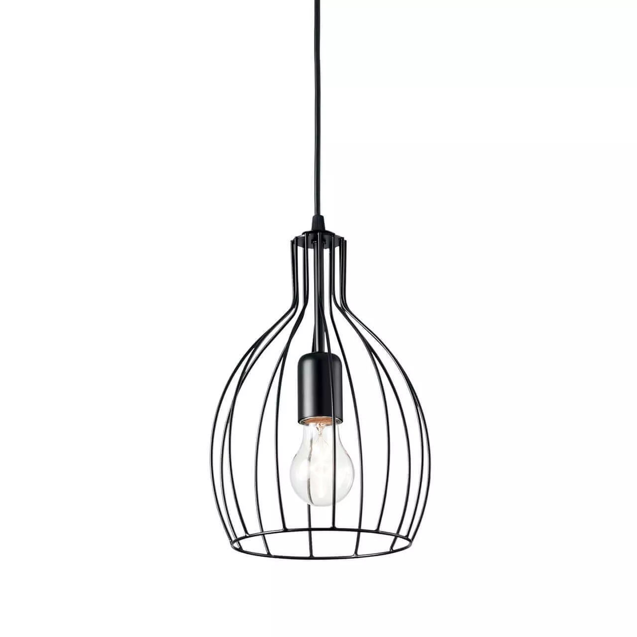 

Подвесной светильник Ideal Lux Ampolla-2 SP1 Nero 148151