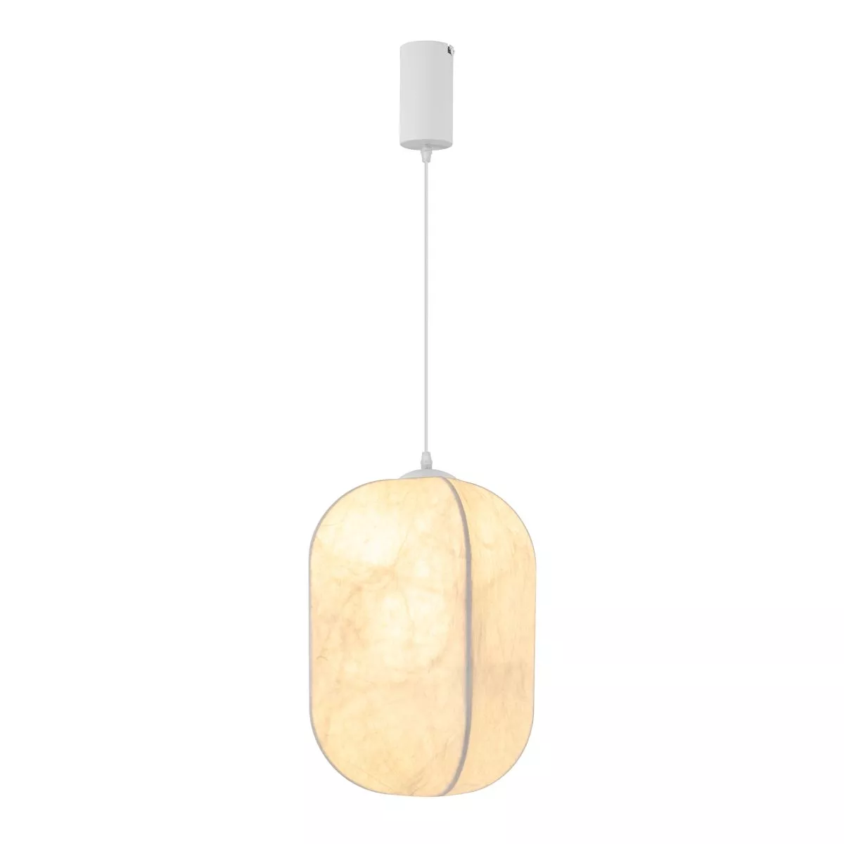 Подвесной светильник Arlight SP-SETA-HANG-L410х300-7W Warm2700 (WH, 320 deg, 230V) (IP20, Натуральный шелк) 056883