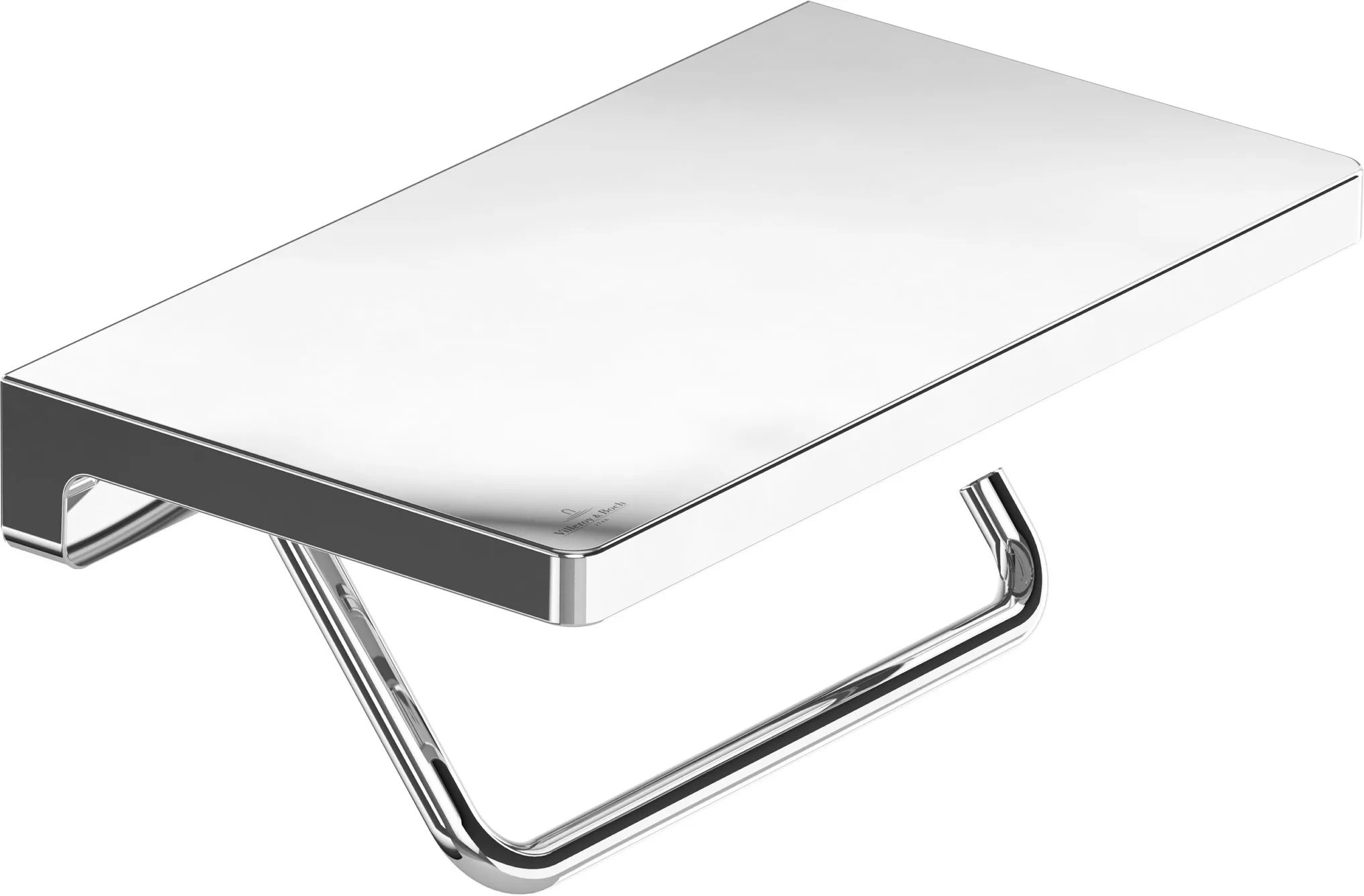 

Держатель туалетной бумаги Villeroy & Boch Elements Striking с полкой для телефона TVA15202300061