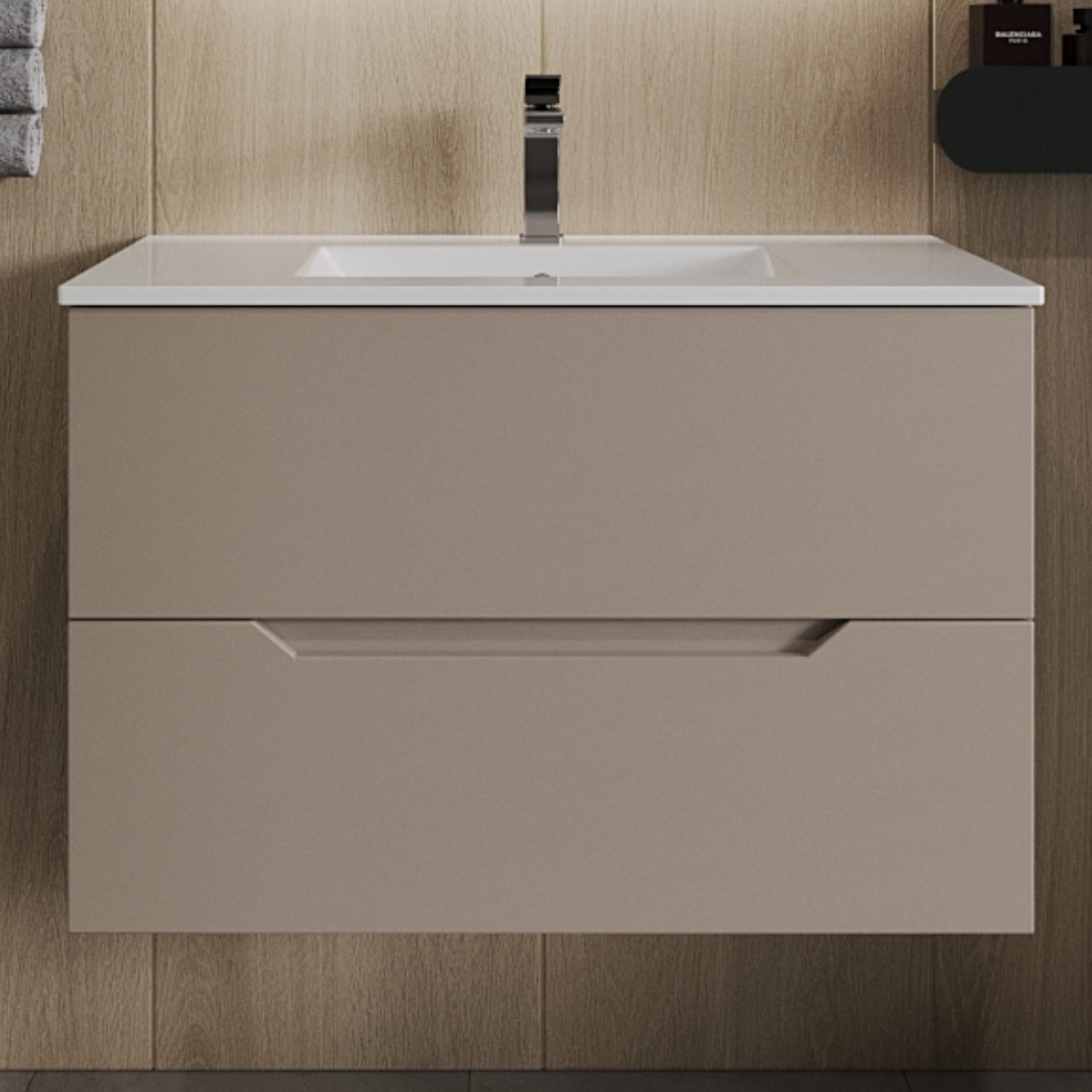 Тумба с раковиной Orange Line Li-70TuLRa 70 латте матовый 25976₽