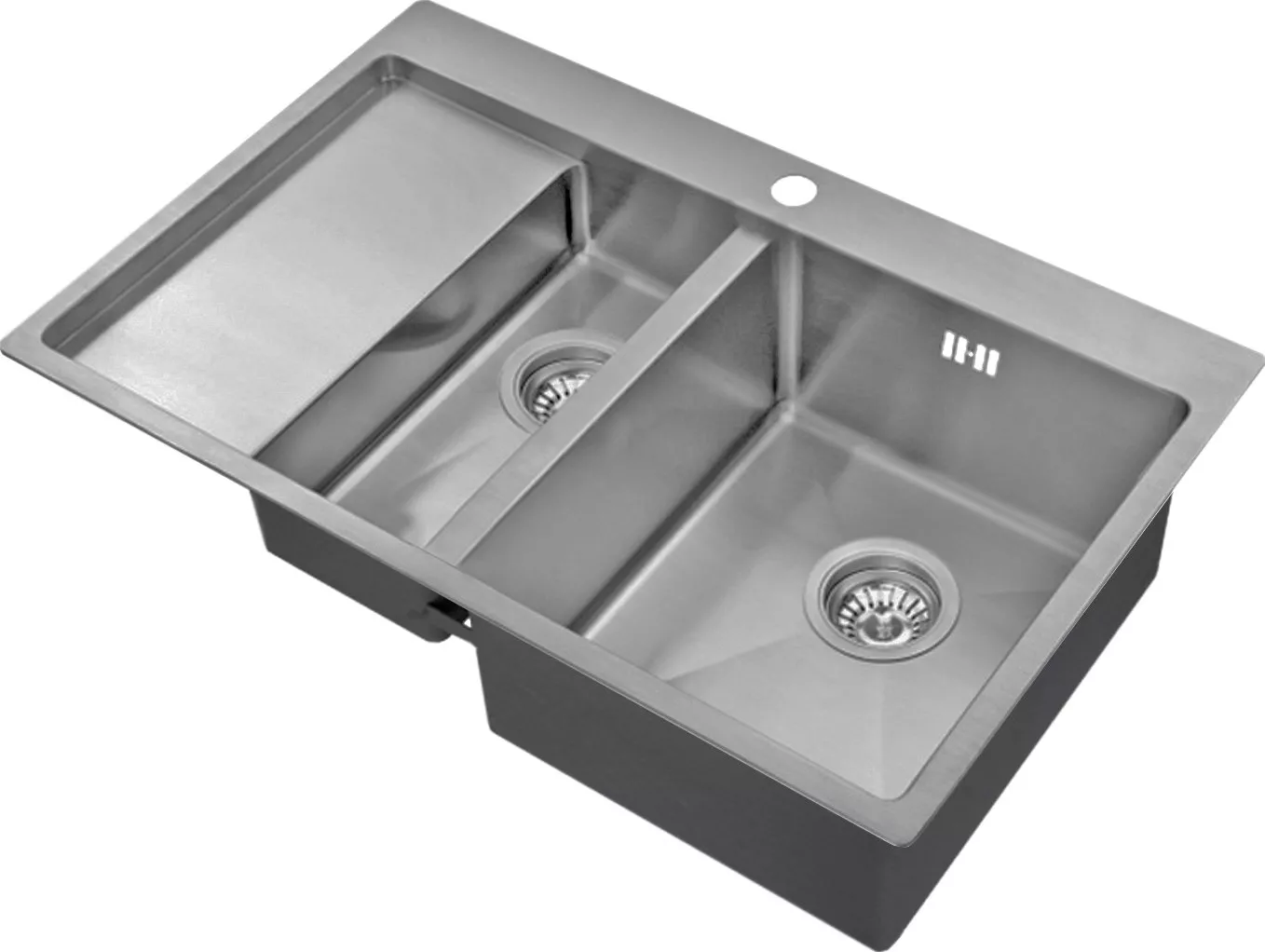 Металлические мойки  Santehnika Room Мойка кухонная Zorg Inox R 5178-2-R