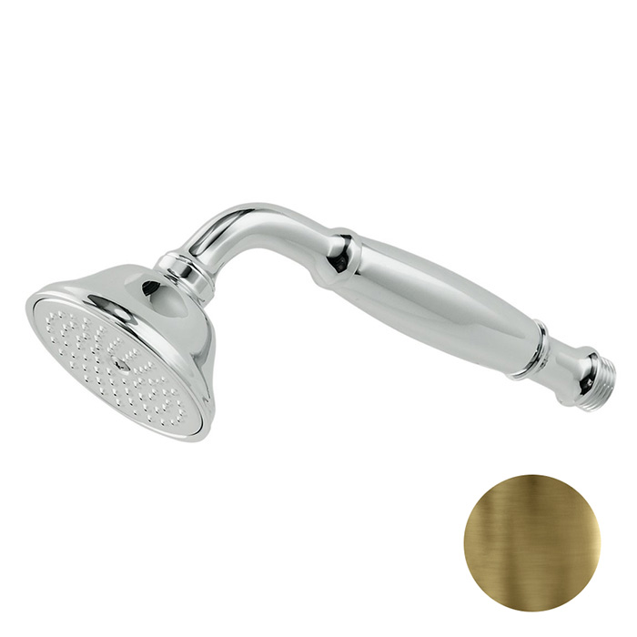 

NICOLAZZI (DOCCIA) Душевая лейка (El Capitan, Cristallo), металл/ручка металл, цвет Bronzed Plated(вместо старого арт C7104MBZ)