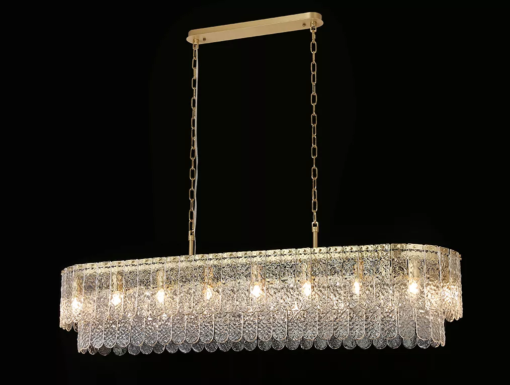 

Подвесная люстра Newport Daisy 8370/140 C oval brass М0070732
