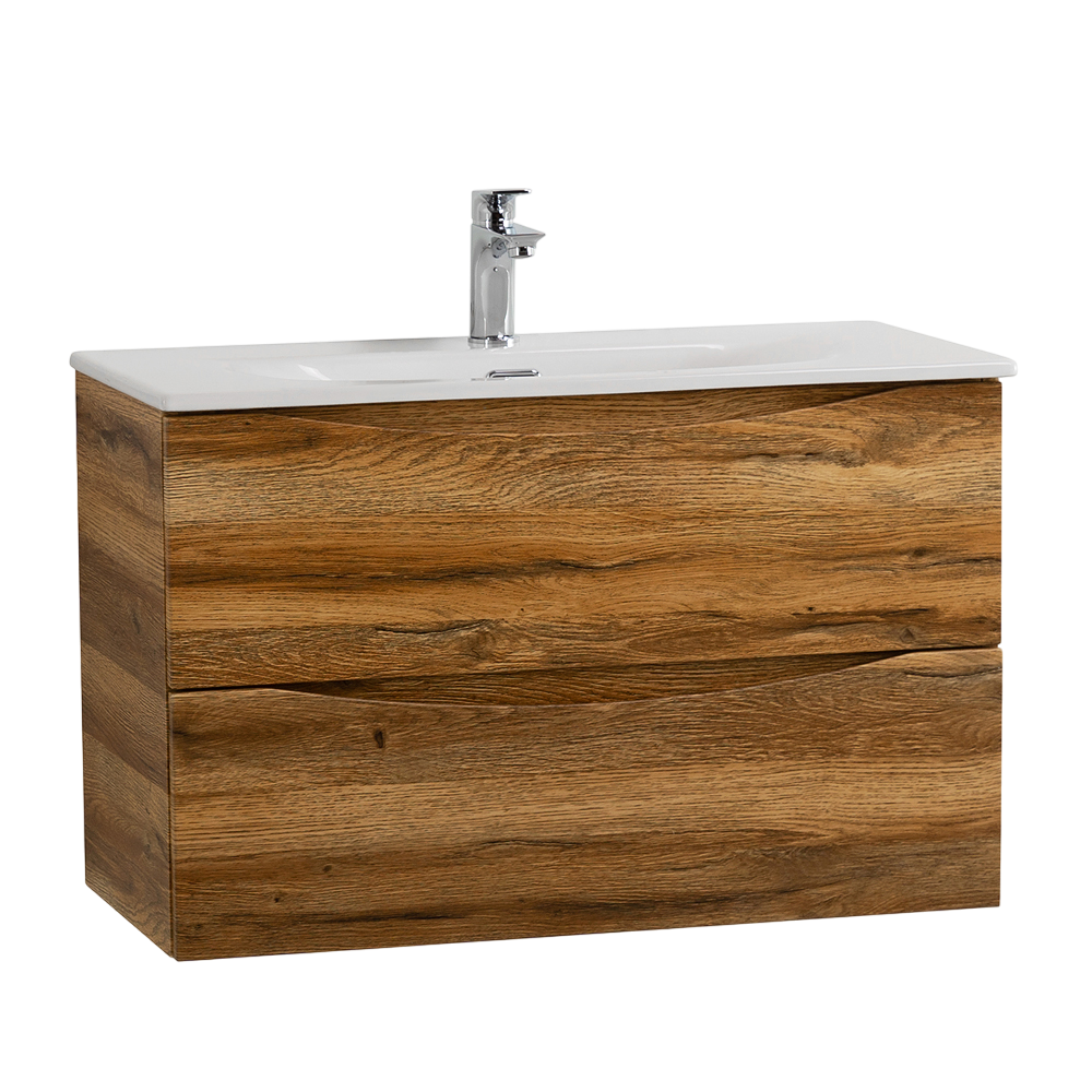 

Тумба с раковиной BelBagno Marino-cer-mini 70 подвесная, rovere rustico