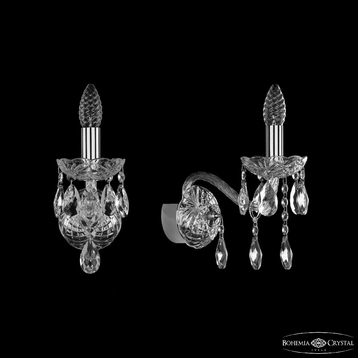 

Бра Bohemia Ivele Crystal 1413B/1/165 Ni