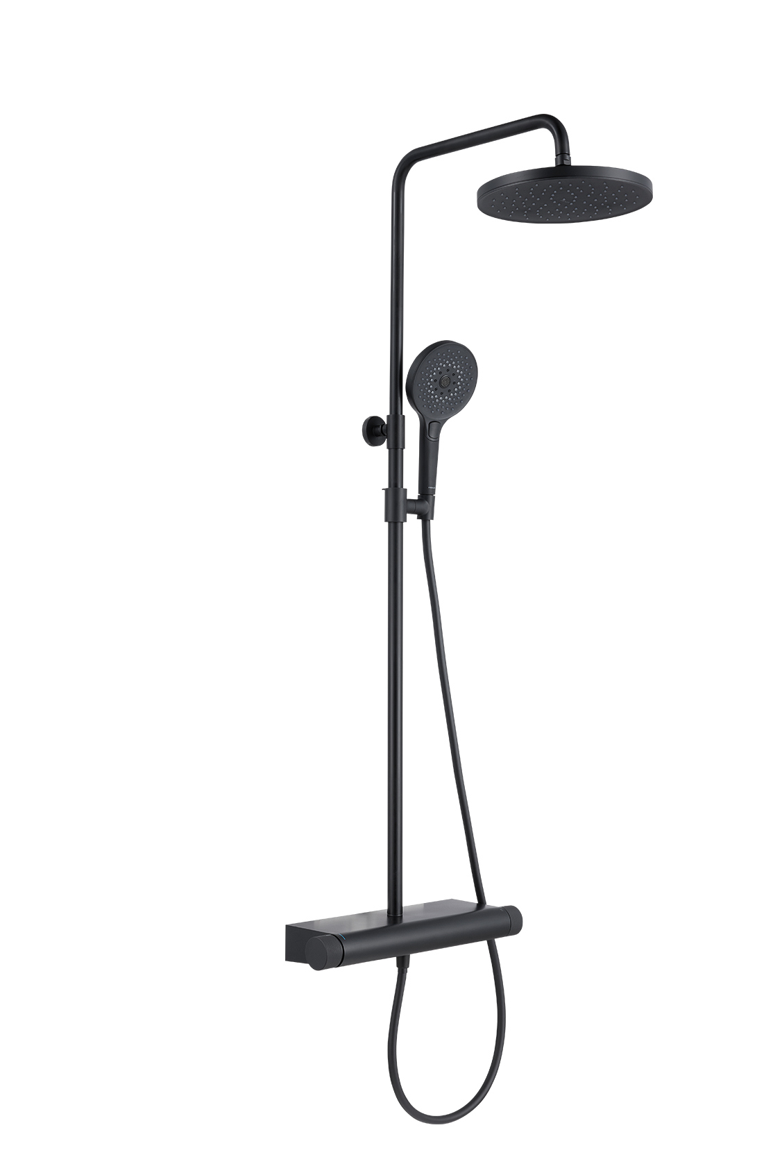 

Душевая стойка ARROW F5H9119MB с термостатом, черный матовый