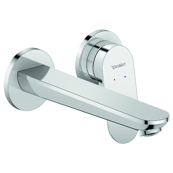 

DURAVIT (Wave) Внешняя часть смесителя для раковины из стены, хром