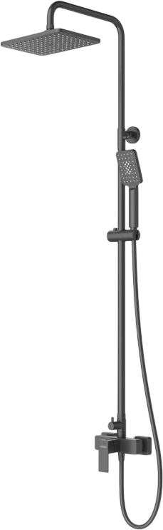 Душевая стойка Cezares Slider SLIDER-CD-NOP со смесителем матовый черный 23224₽