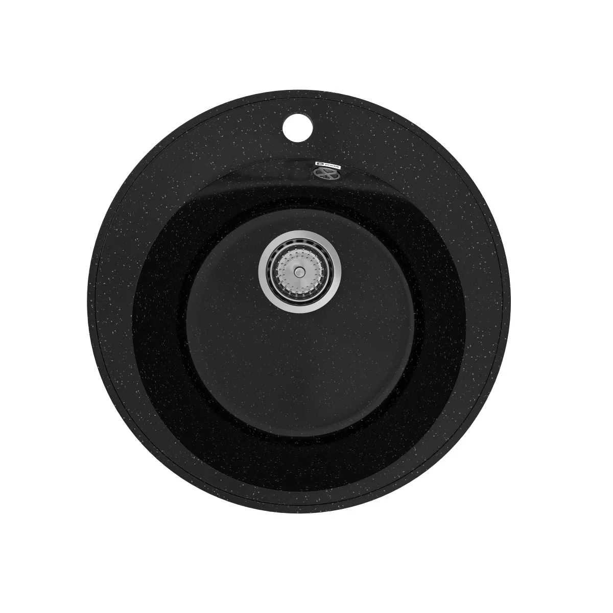 Мойки из мрамора Кухонная мойка Practik PR-M-475-004 (без сифона), черный оникс