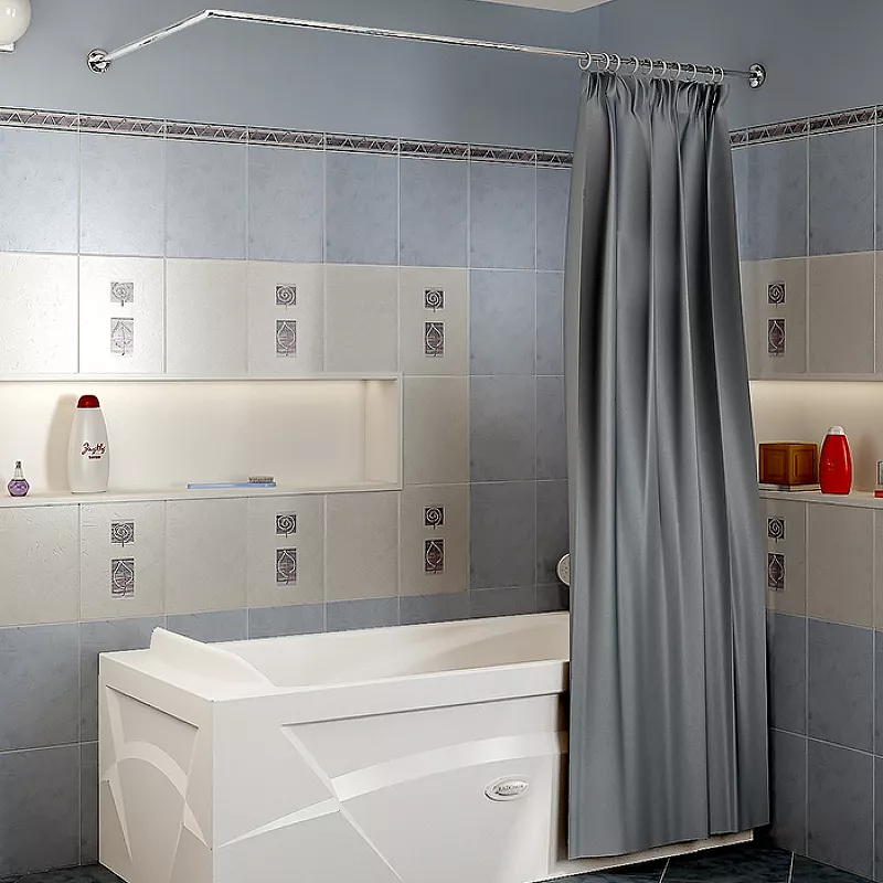 

Карниз для ванны Radomir 160х70 хром