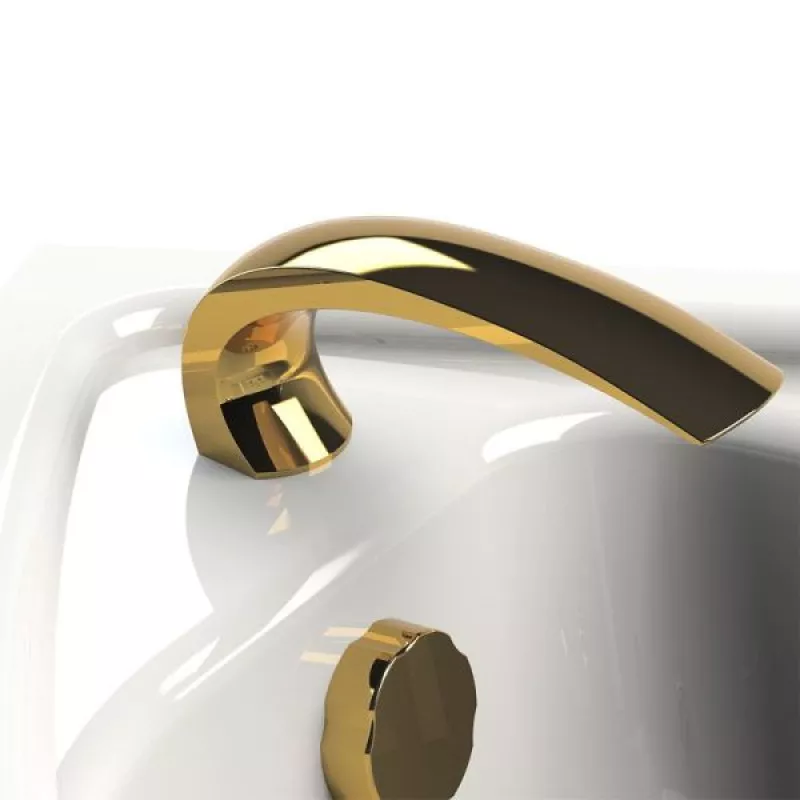 Излив для ванны Radomir Линкольн большой золото