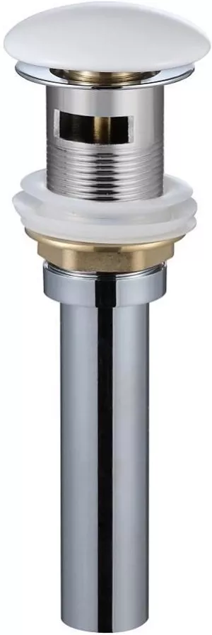 Донный клапан для раковины WeltWasser WW PP GL-WT белый глянцевый с переливом (10000003677)