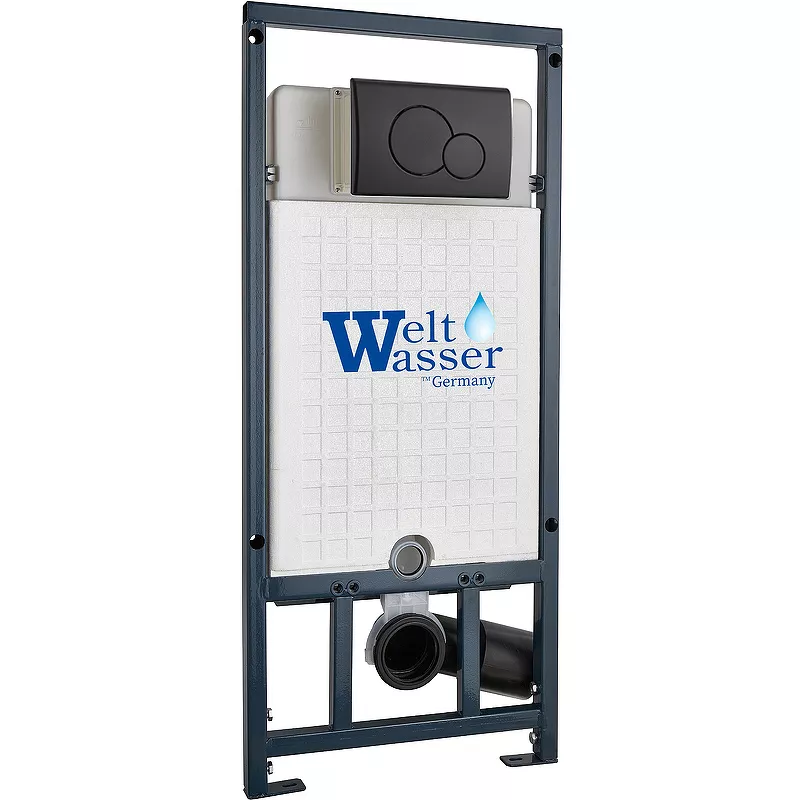 

Инсталляция для подвесного унитаза WeltWasser WW Marberg 507 с кнопкой смыва черной матовой