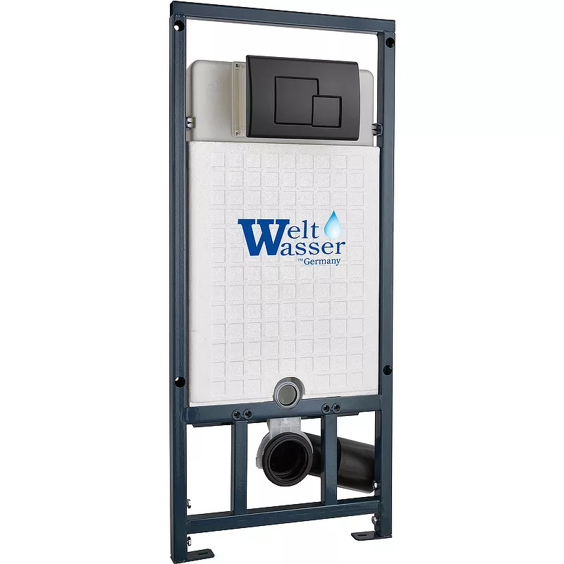 

Инсталляция для подвесного унитаза WeltWasser WW Marberg 507 10000011216 с кнопкой смыва черной матовой