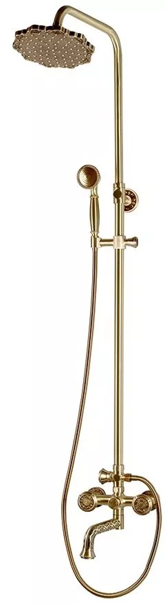 Душевая стойка Bronze de Luxe Royal (10121PF), цвет бронза - фото 1