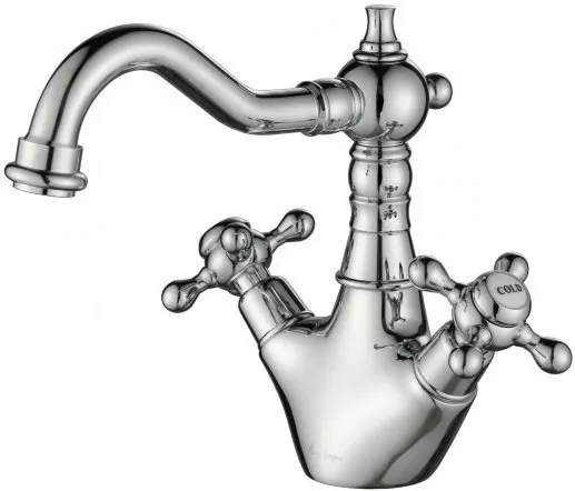 

Смеситель для раковины Aksy Bagno PRIMAVERA хром (102 chrome), Хром;серый