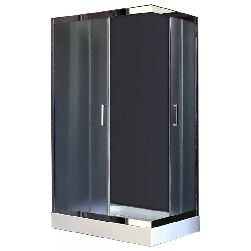 

Душевой уголок Royal Bath HP 120х80 L профиль хром стекло матовое