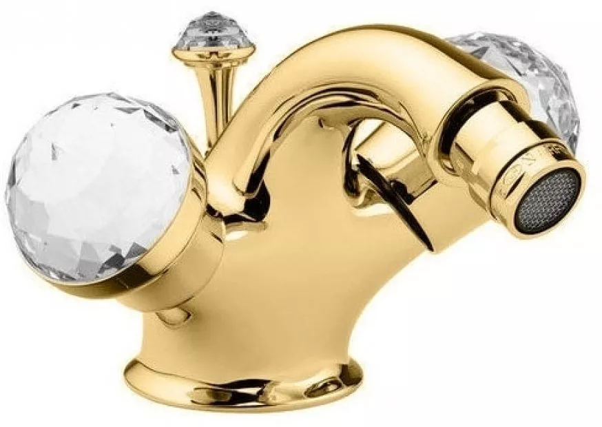 

Смеситель для биде Migliore Axo Swarovski золото (ML AXO-644F DO)