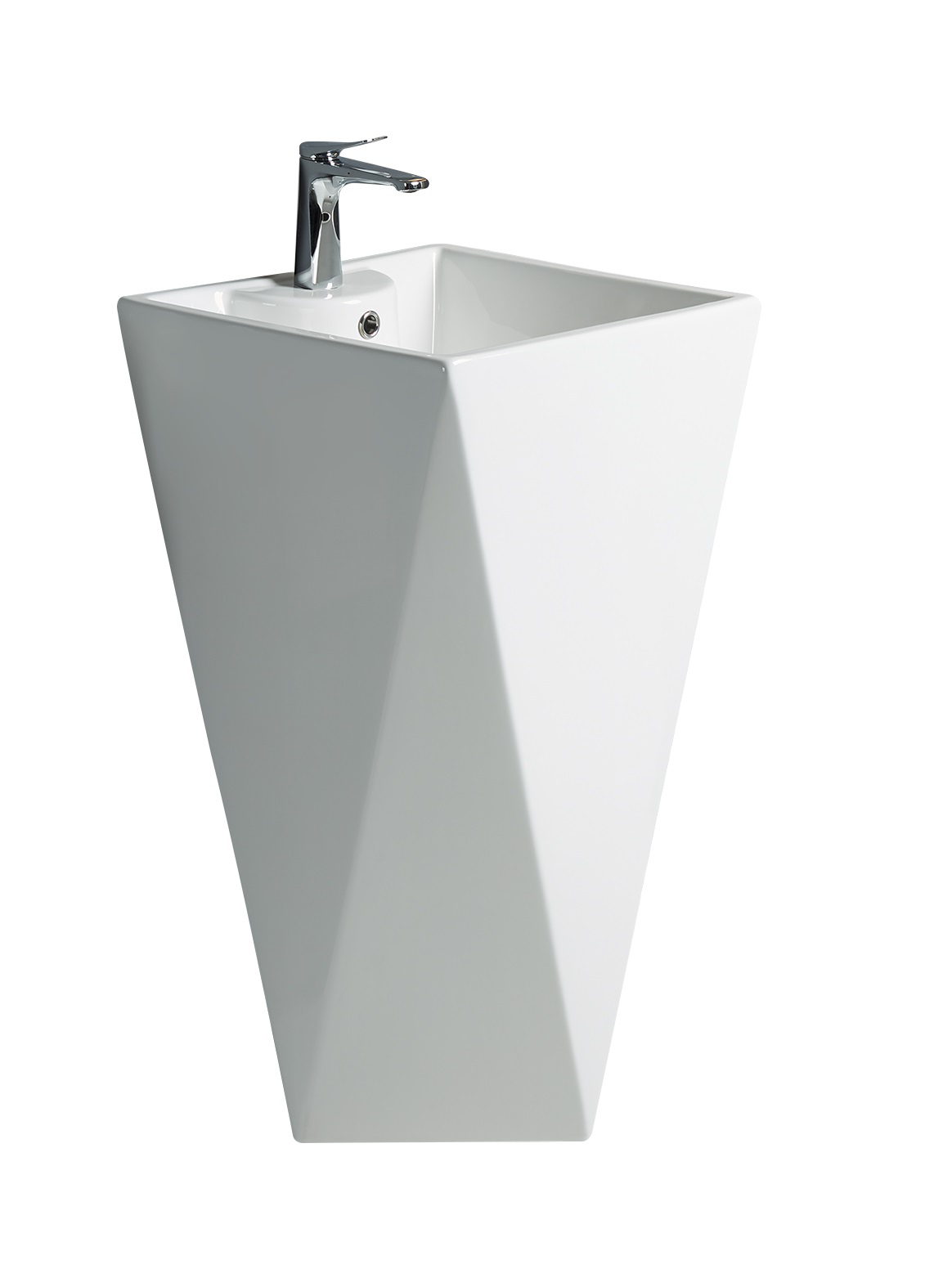 WW LEERBACH 460 GL-WT Раковина напольная. 460х460х820 мм