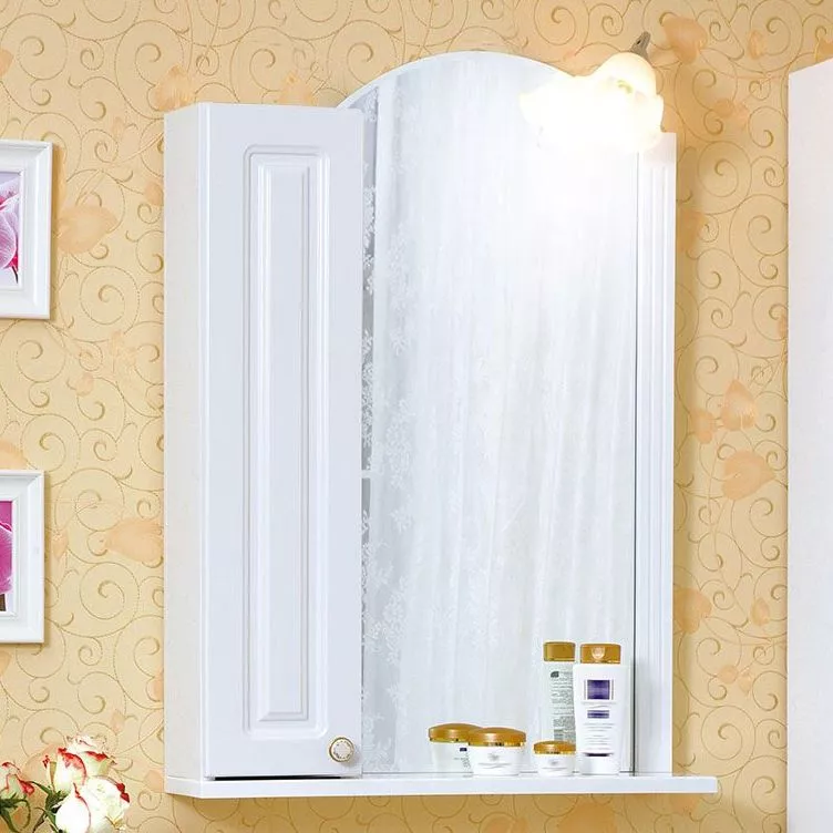 

Зеркало-шкаф Бриклаер Анна 60 L, белый