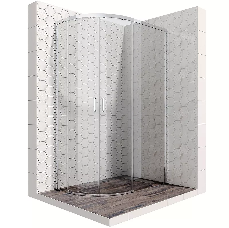 

Душевой уголок Ambassador Queen 120х80 хром стекло прозрачное